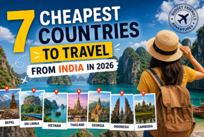 7 Cheapest Countries to Travel From India in 2026 (With Unique Places You Won’t Find in Every Guide)