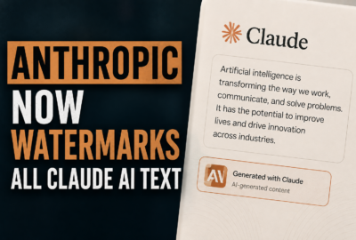 Anthropic Now Watermarks All Claude AI Text: How the Hidden Signature Actually Works