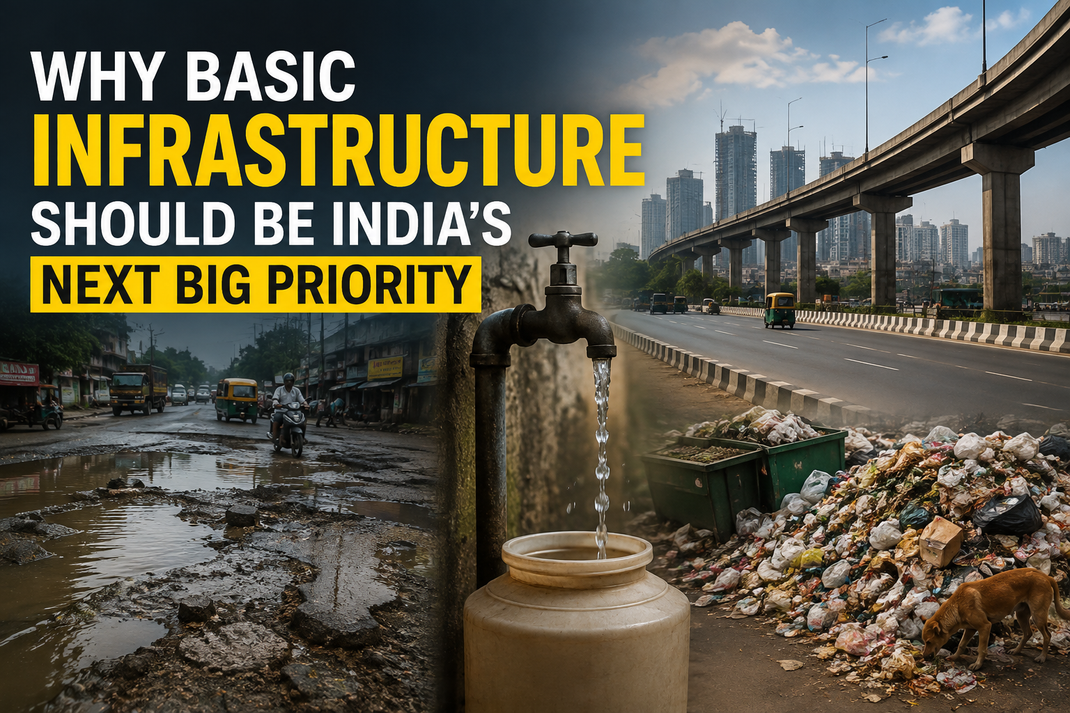Why Basic Infrastructure Should Be India’s Next Big Priority