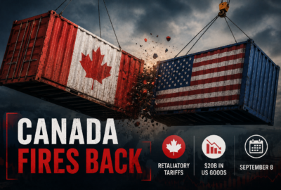Canada Fires Back: Retaliatory Tariffs on $20 Billion in US Goods Set to Hit September 8