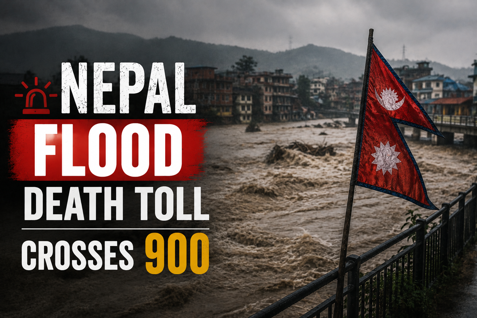 Nepal Flood Death Toll Crosses 900 as Rescue Teams Race to Reach Trapped Hydropower Workers