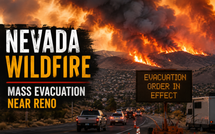Nevada Wildfire: Hawk Fire Burns 15,000 Acres Near Reno, 90,000 Residents Told to Evacuate