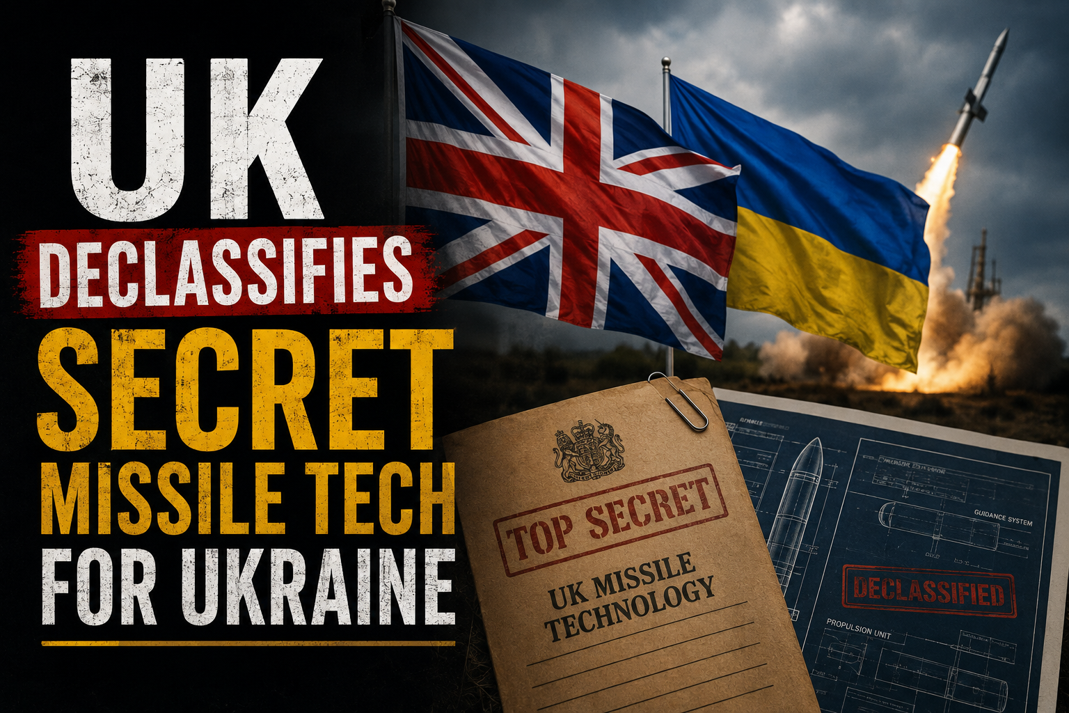 UK Declassifies Secret Missile Tech for Ukraine, Signs Landmark AI Defense Deal on Independence Day