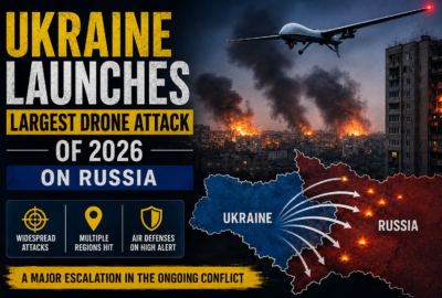 Ukraine Launches Largest Drone Attack of 2026 on Russia: 6 Killed, 822 Drones Intercepted