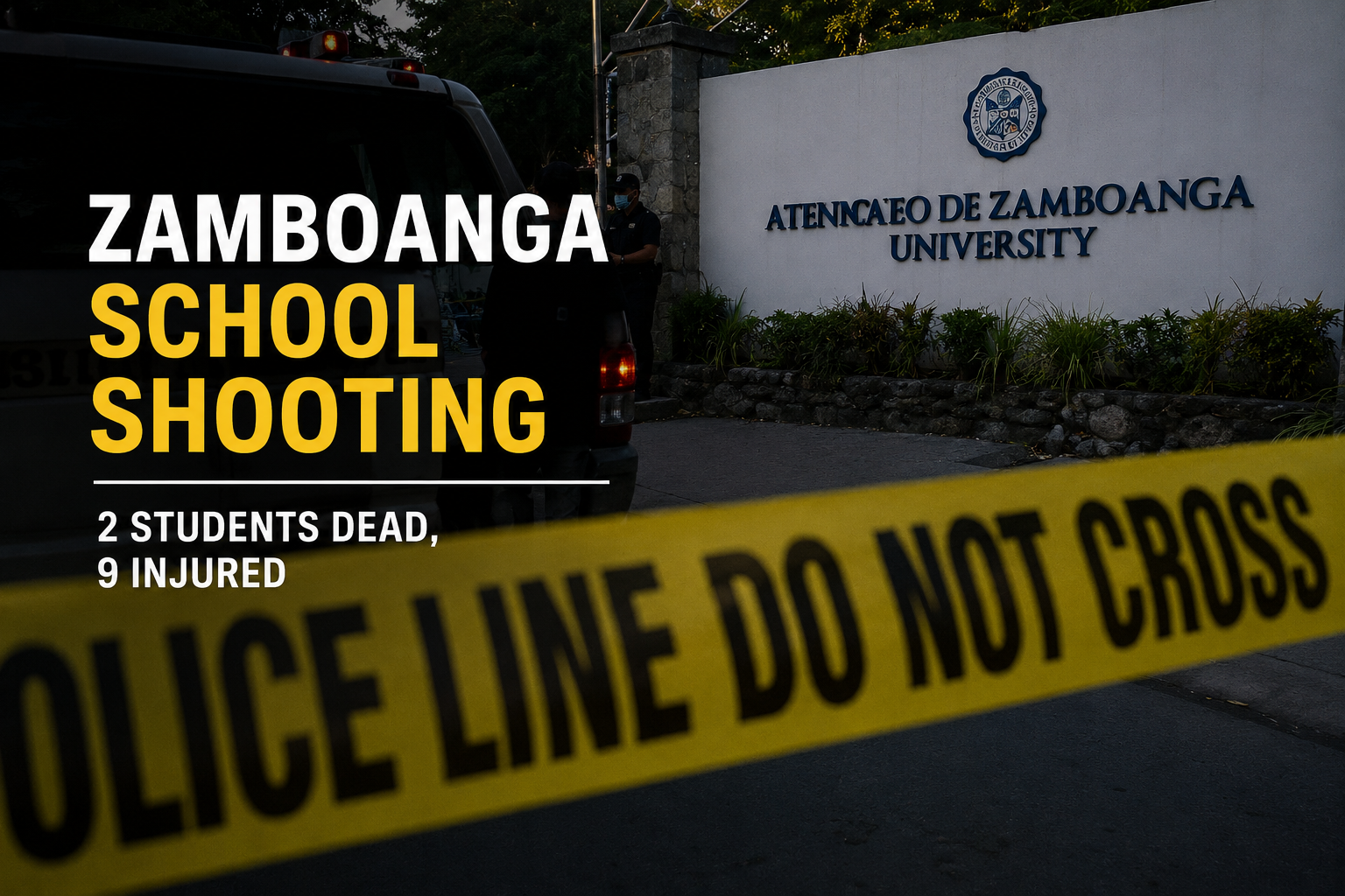 Zamboanga School Shooting: 2 Students Dead, 9 Injured at Ateneo de Zamboanga University