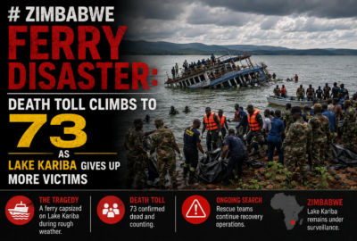 Zimbabwe Ferry Disaster: Death Toll Climbs to 73 as Lake Kariba Gives Up More Victims