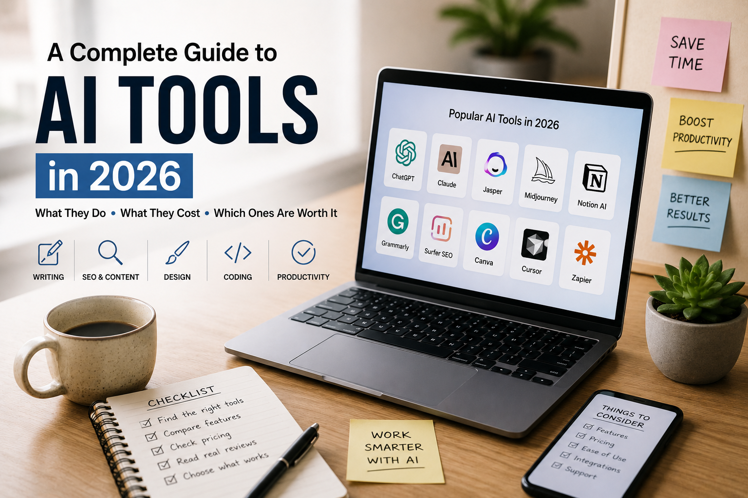 The Complete Guide to AI Tools in 2026: What They Do, What They Cost, and Which Ones Are Worth It