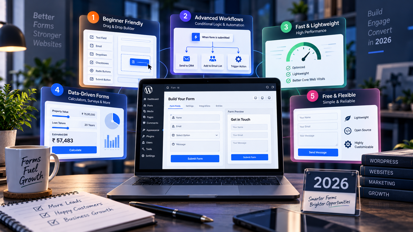 Top 5 WordPress Forms Plugins to Build Smarter Forms in 2026