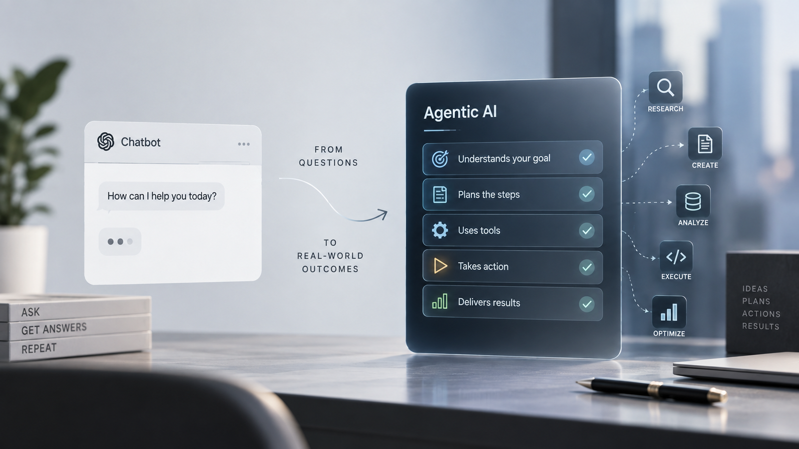 Why Agentic AI Is Not Just a Smarter Chatbot