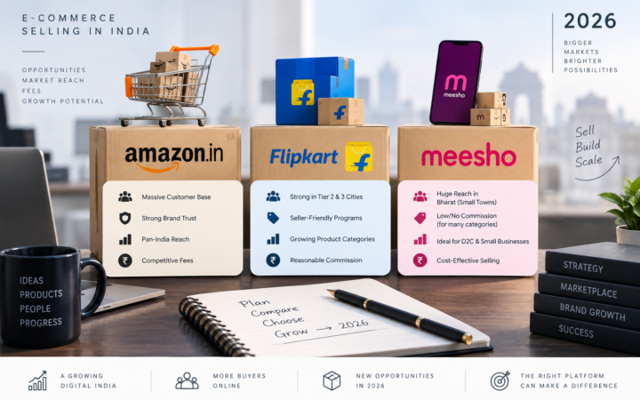 Amazon India vs Flipkart vs Meesho: Which Platform Should You Sell On in 2026