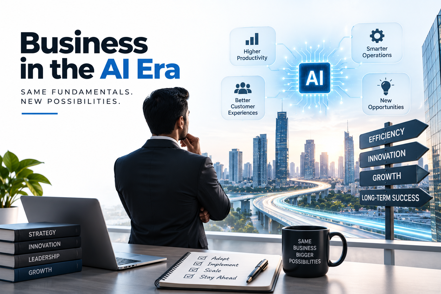 Running a Business in the AI Era: What Changes, What Does Not, and How to Stay Ahead
