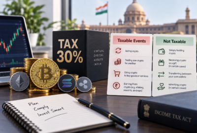 India’s 30% Crypto Tax: What Counts as a Taxable Event and What Does Not
