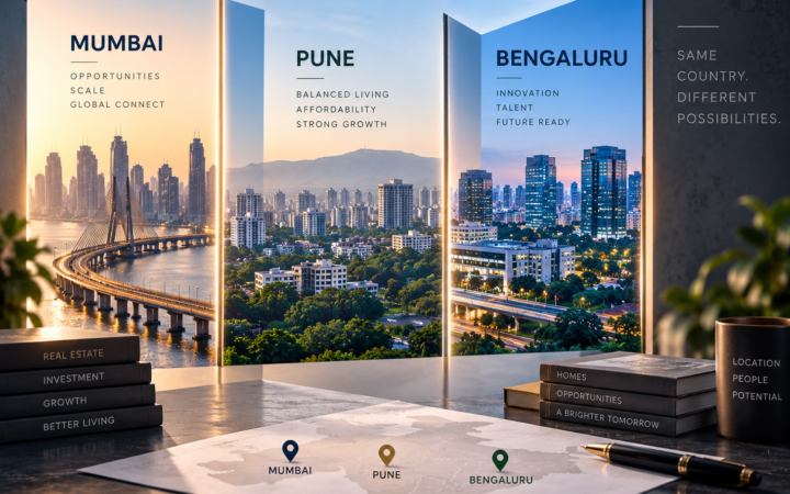 Mumbai vs Pune vs Bengaluru: Where Should You Actually Buy Property in 2026