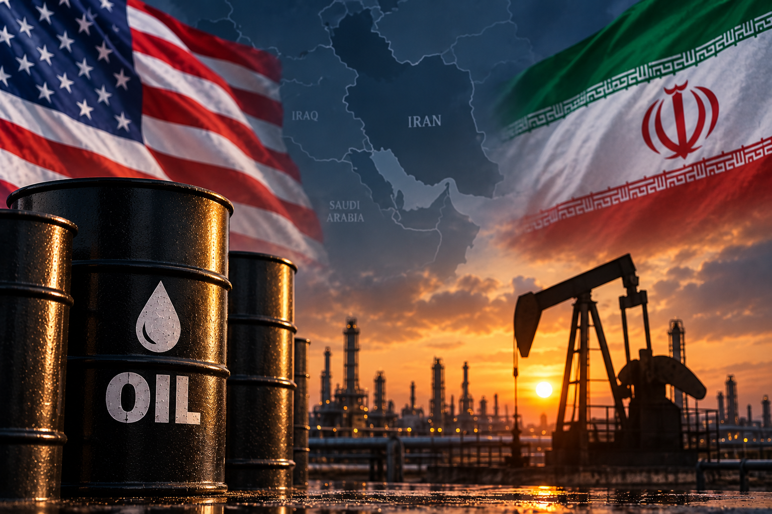 Oil Prices Hit 6-Week High as US-Iran Clashes Rattle Energy Markets