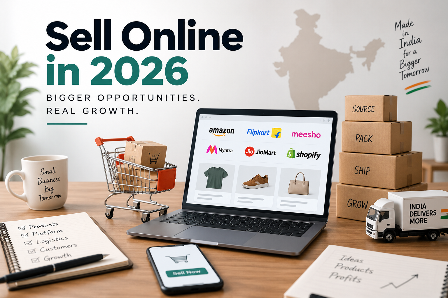 The Complete Guide to Selling Online in India in 2026: Platforms, Logistics, and What Actually Sells
