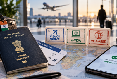 Visa-on-Arrival vs e-Visa vs Visa-Free: What the Difference Actually Means for Indian Travelers