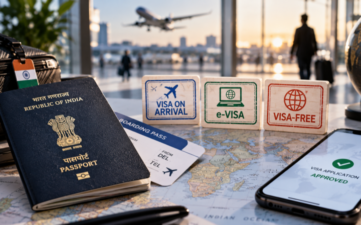 Visa-on-Arrival vs e-Visa vs Visa-Free: What the Difference Actually Means for Indian Travelers