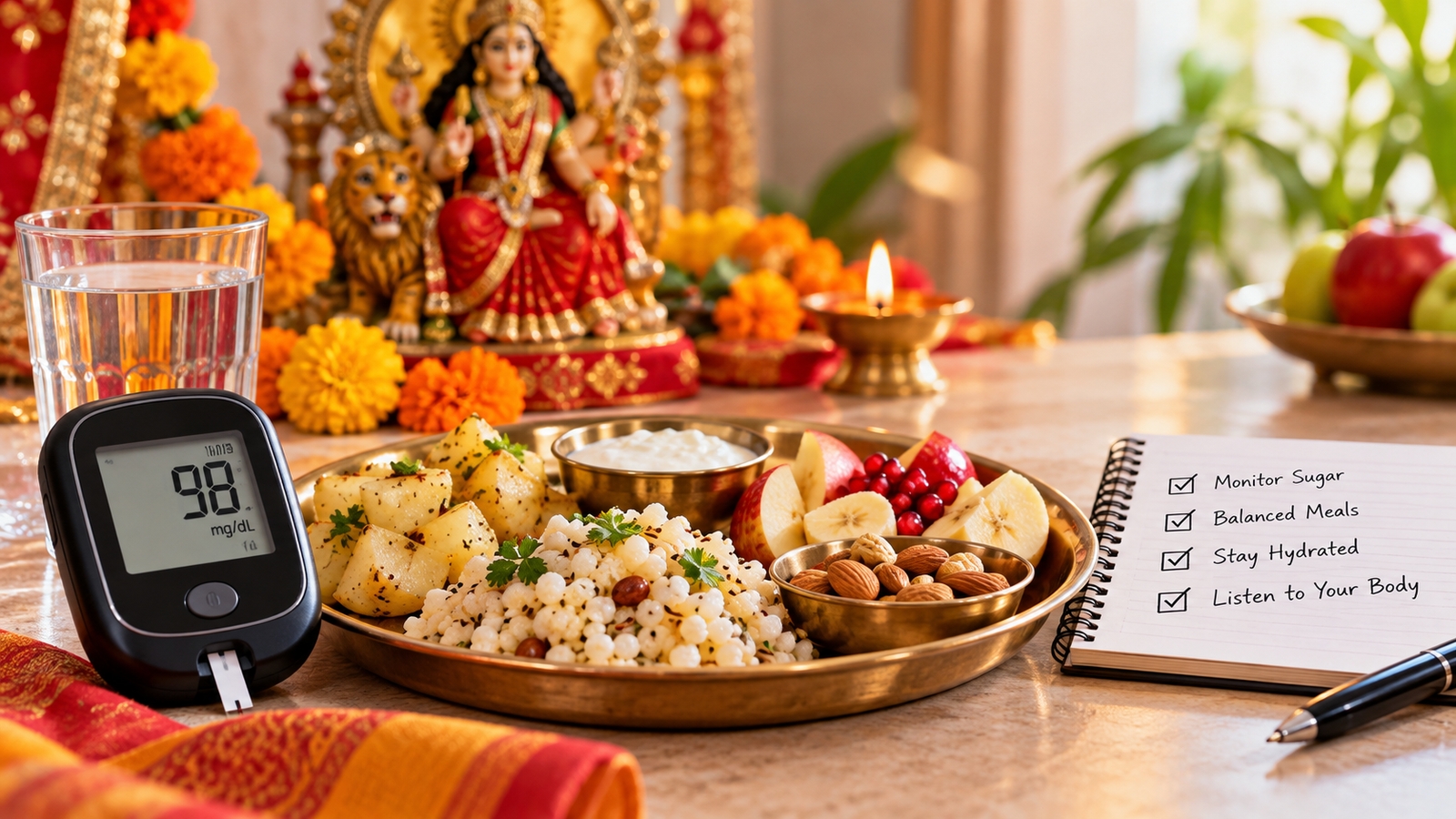 Navratri Fasting With Diabetes: Who Should Fast, Who Shouldn’t, and How to Do It Safely